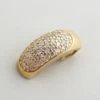 Geel gouden hanger met zirkonia