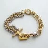 14 karaat geel gouden Christian armband
