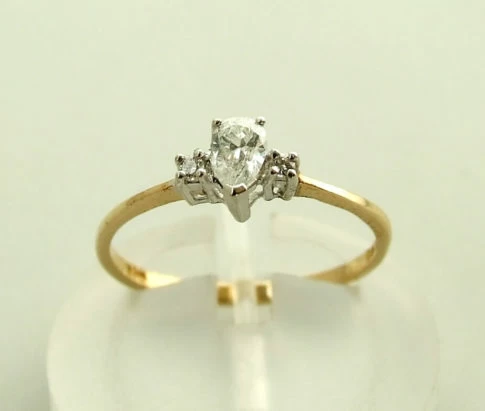 Bicolor diamanten ring