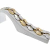 Bicolor gouden fantasie armband