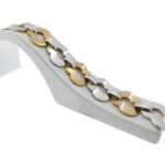 Bicolor gouden fantasie armband