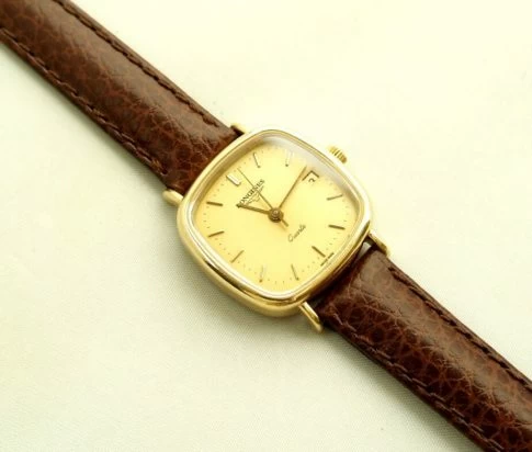 Gouden Longines dames horloge