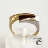 Bicolor gouden ring fantasie