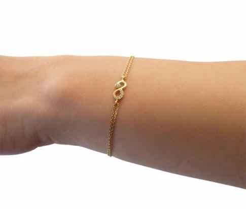 Gouden Infinity armband