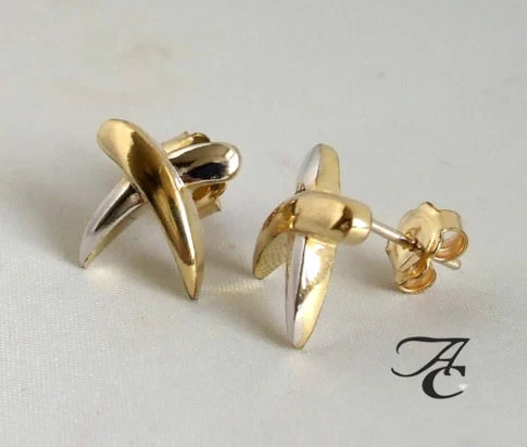 Atelier Christian geel gouden oorbellen