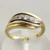 Bicolor occasion diamanten ring