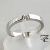 Atelier Christian wit gouden ring met diamanten