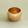 Rosé gouden duimring