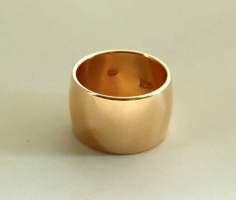 Rosé gouden duimring