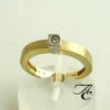 Gouden Atelier Christian ring met diamant