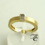 Gouden Atelier Christian ring met diamant
