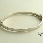Wit gouden slavenarmband