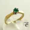 Gouden ring met smaragd