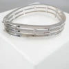 14 karaat wit gouden Christian slavenarmband