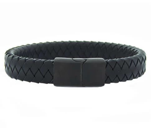 Christian Black Leather Black Clasp
