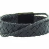 Christian Leather Black Bracelet