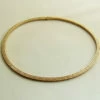 Geel gouden collier met zirkonia