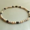 Zoetwaterparel collier met magneetslot