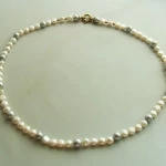 Zoetwaterparel collier