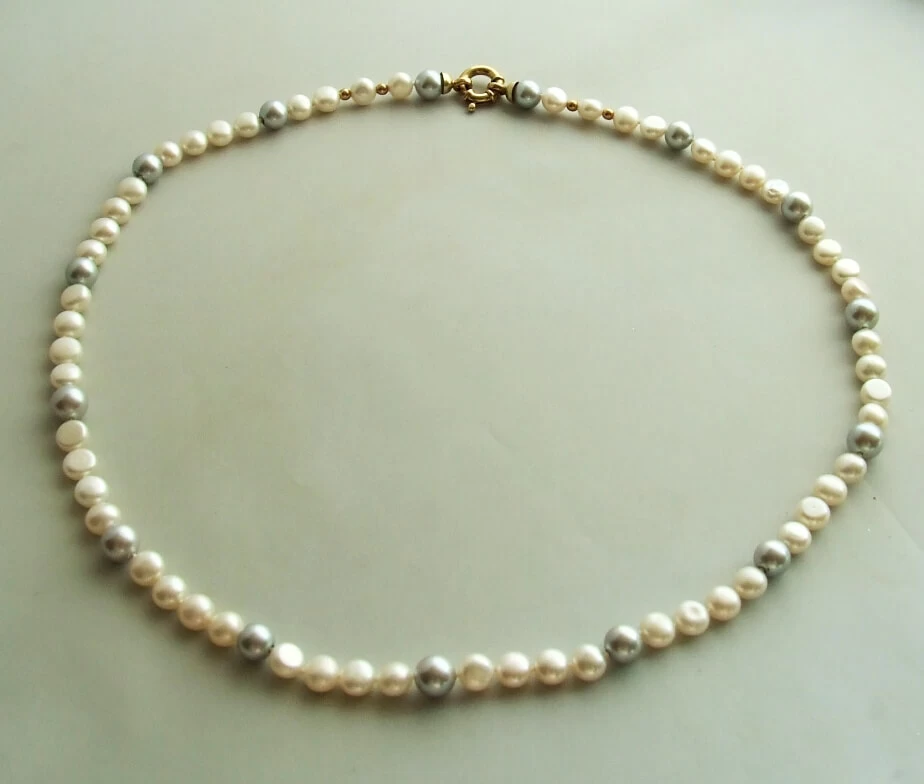 Zoetwaterparel collier