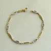 Gouden bicolor armband
