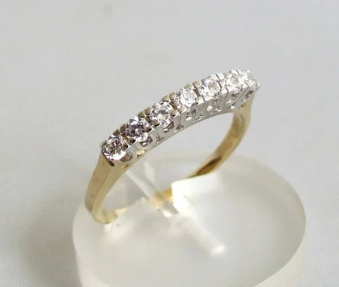 Occasion 14 karaat gouden zirkonia ring
