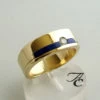 Gouden Lapis Lazuli ring