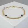 Gouden armband met saffier en briljanten