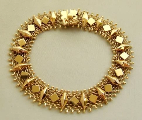 18 karaat geel gouden armband
