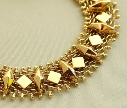 18 karaat geel gouden armband