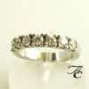 Wit gouden memoire ring met briljanten