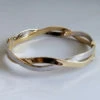 14 karaat bicolor slavenarmband