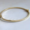 Geel gouden slavenarmband