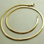 Gouden collier 42 cm