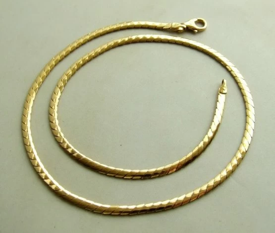 Gouden collier 42 cm