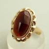 Occasion gouden ring met granaat