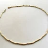 14 karaat geel- en wit gouden collier