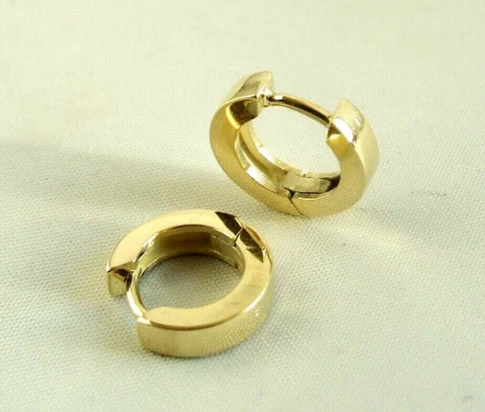 14 karaat geel gouden creolen