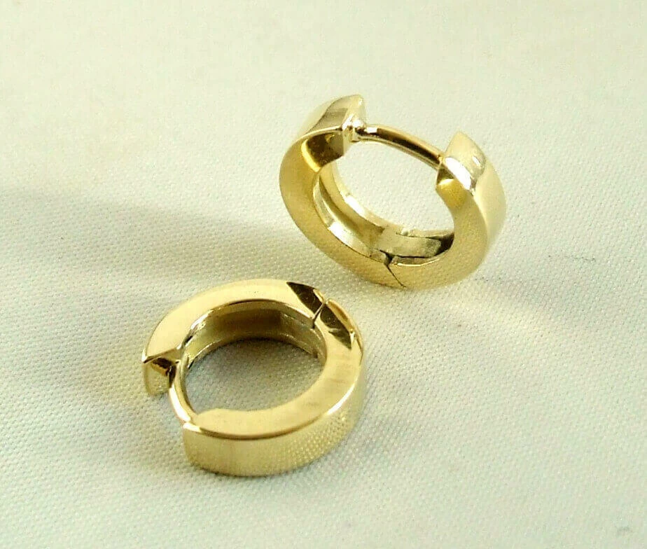 14 karaat geel gouden creolen