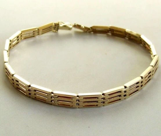 Occasion 14 karaat geel gouden armband
