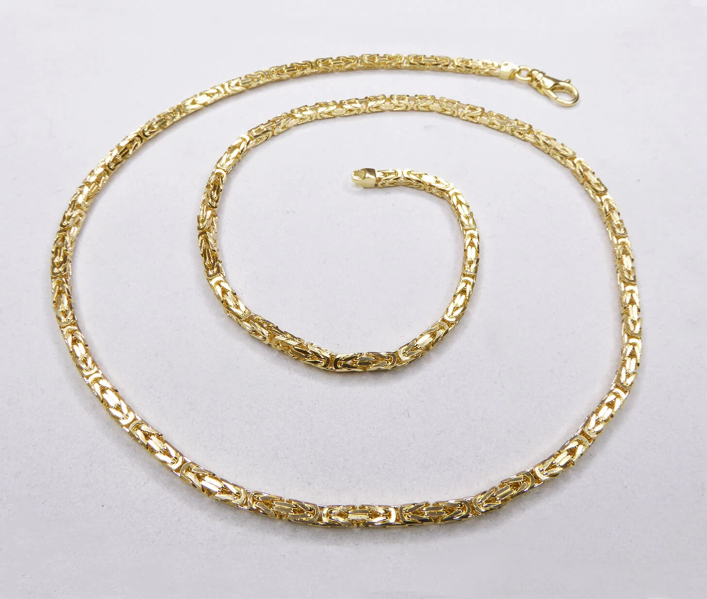 14 karaat geel gouden koningscollier