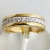 18 karaat bicolor ring met diamanten