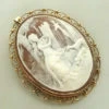 Antieke broche camee