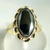 Gouden hematiet ring
