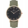 Kapten en Son horloge Black Olive Canvas Campina 4251145223762