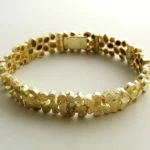 14 karaat Christian geel gouden armband 14 karaat Christian geel gouden armband