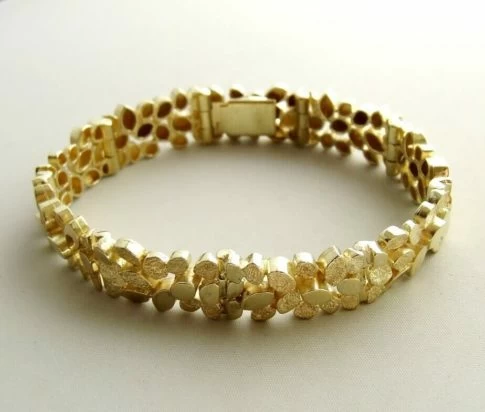 14 karaat Christian geel gouden armband