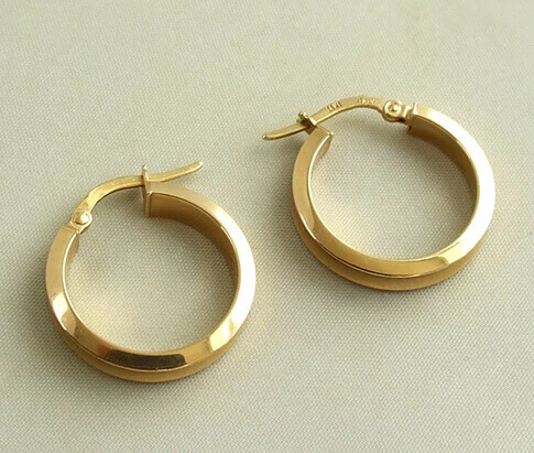 14 karaat gouden creolen