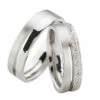 14 karaat wit gouden diamanten trouwringen