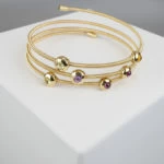 18 karaat armband met amethist, citrien en peridot